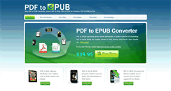 Desktop Screenshot of pdf-to-epub.com