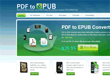 Tablet Screenshot of pdf-to-epub.com